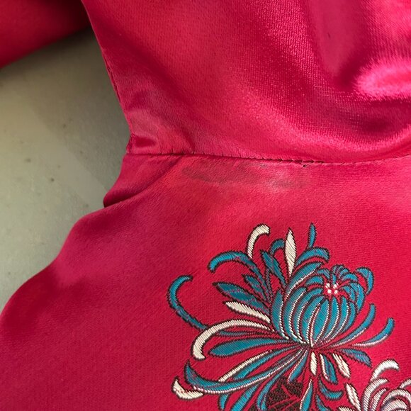 Vintage 1970s Solz Squirrel Reversible Floral Jacket Size L - Picture 13 of 14